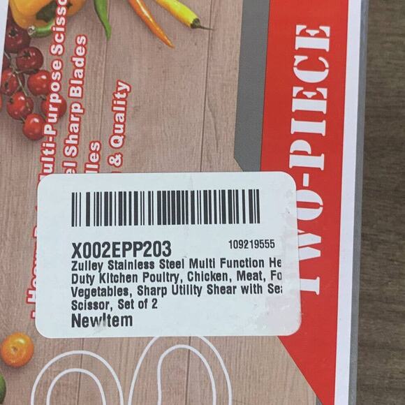 2x Kitchen Shears Scissors HEAVY DUTY Stainless Steel Meat Chicken Cutting Tool - Picture 12 of 12